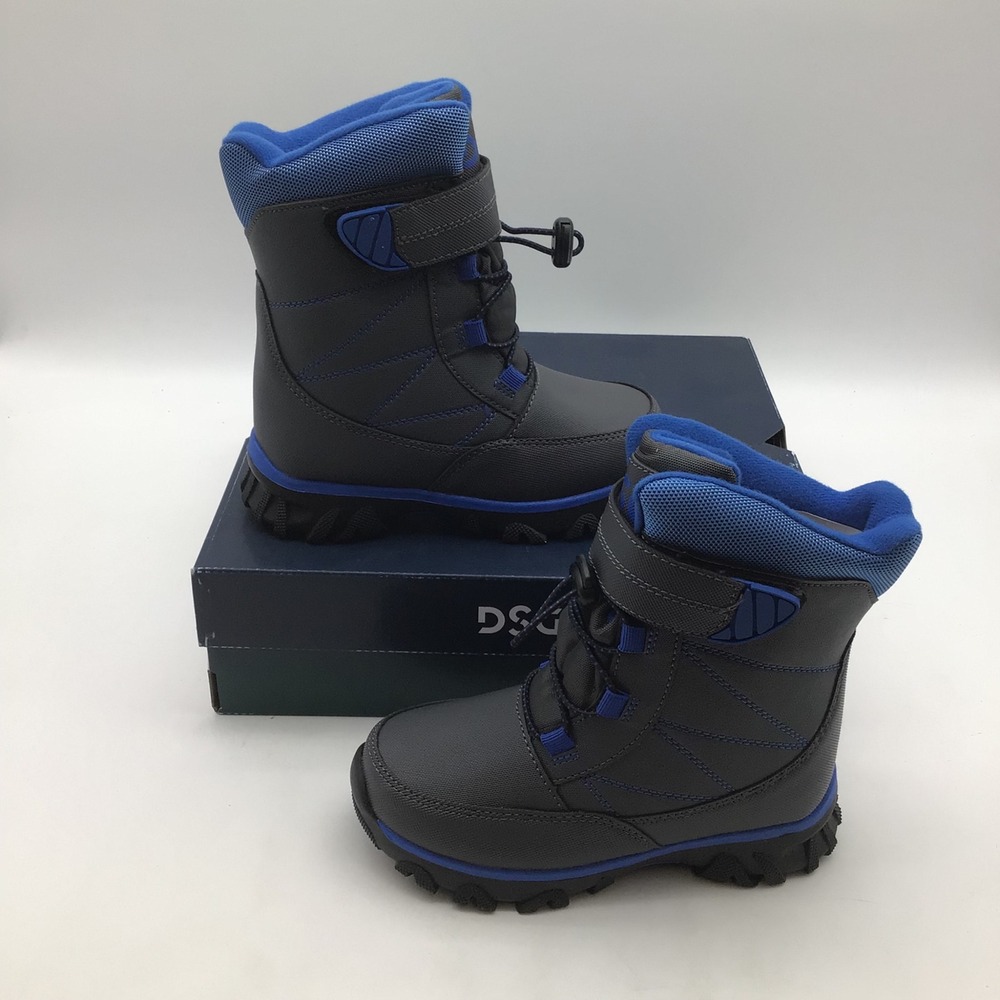 DSG Menace‎ Kids Winter Boots Grey Blue DSGCWB2201-BLU Size 13K NEW